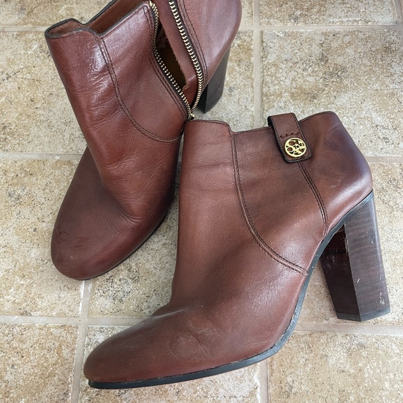 Coach leather booties - Picture 1 of 1